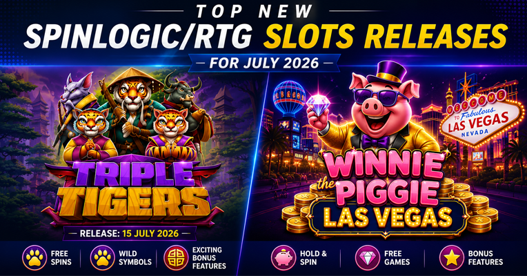 Top New SpinLogic/RTG Slot Releases for July 2026